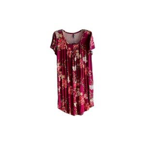 PrinStory Floral T Shirt Dress.